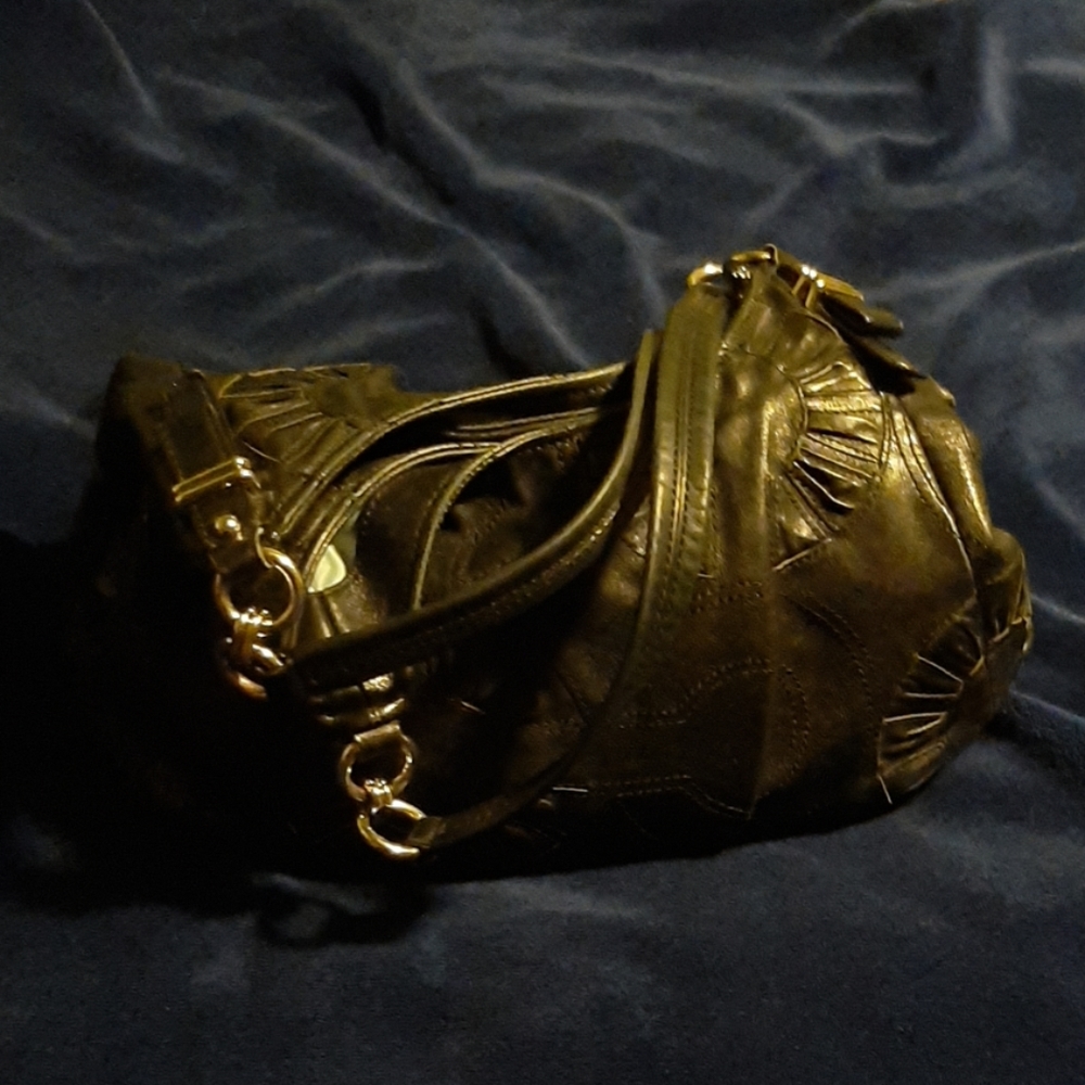 🥰Coach🥰Madison Maggie Black Leather Patchwork Cs